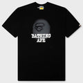 Bathing Ape Logo Relaxed Fit Tee - Black