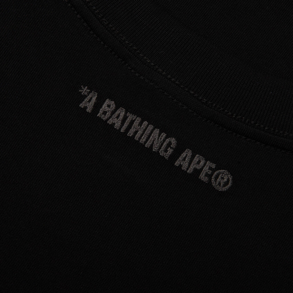 Bathing Ape Logo Relaxed Fit Tee - Black
