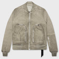 Bauhaus Flight Denim Bomber Jacket - Sand