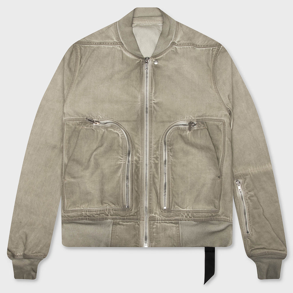 Bauhaus Flight Denim Bomber Jacket - Sand