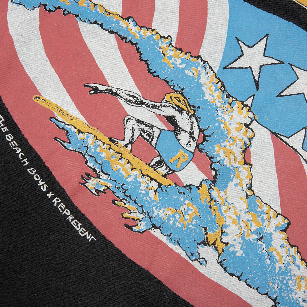 Americas Band T-Shirt - Stained Black
