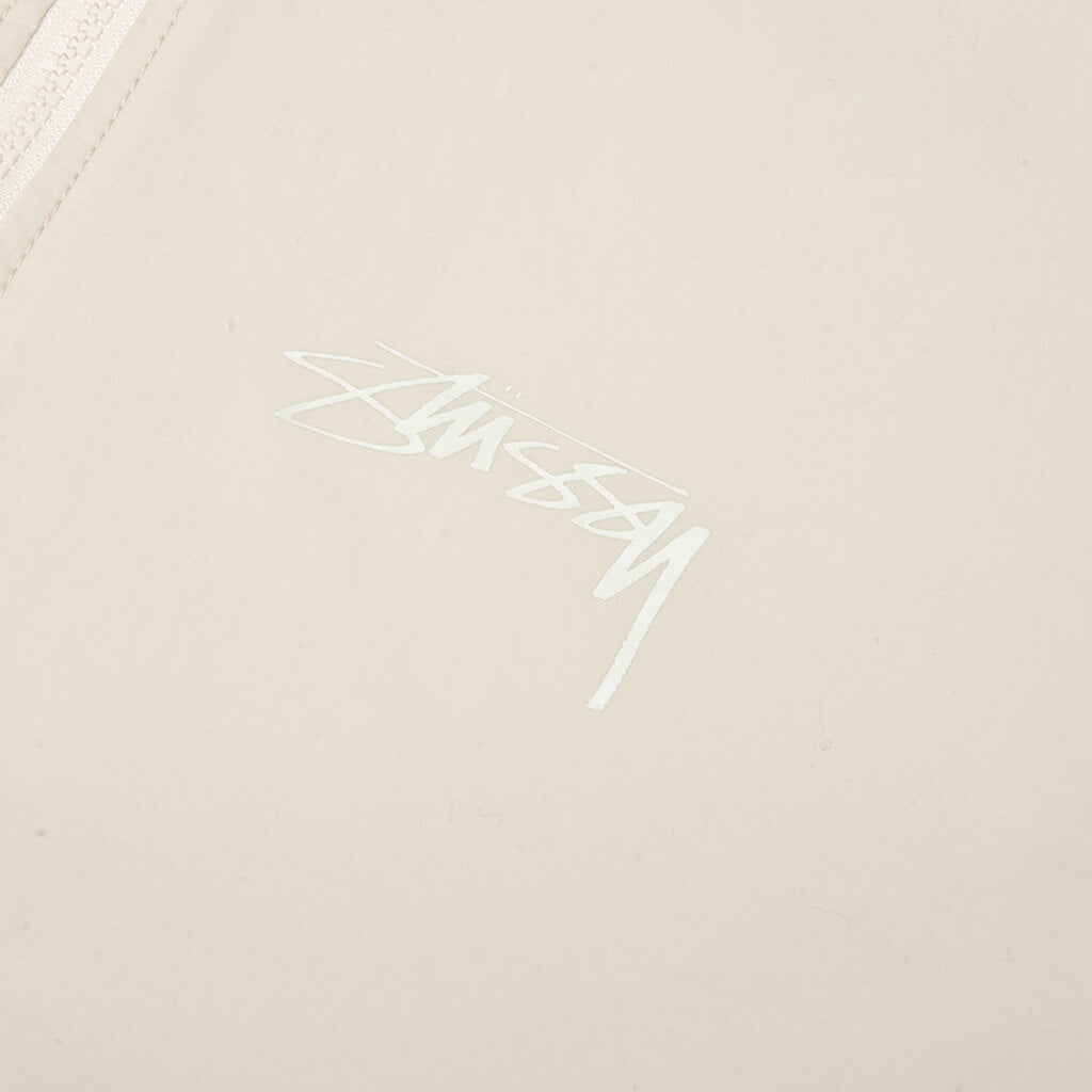 Waxed Cotton Beach Shell Jacket - Stone