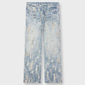 Bead Splatter Destroy - Light Indigo