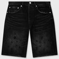 Beaded Monogram Shorts - Black