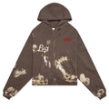 Been Amess Zip Hooded Sweatshirt - Brown
