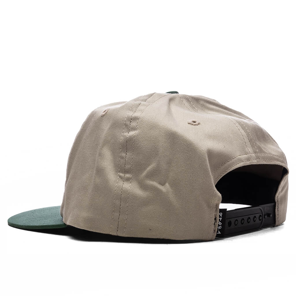 Bicycle Logo 6 Panel Hat - Green