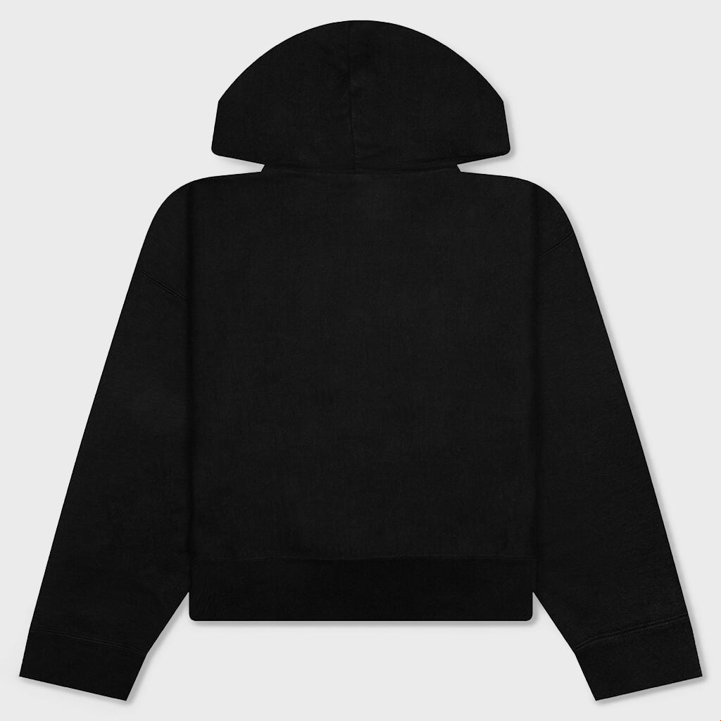 Big Size Hoodie Logo - Black