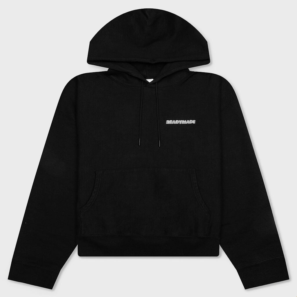 Big Size Hoodie Logo - Black