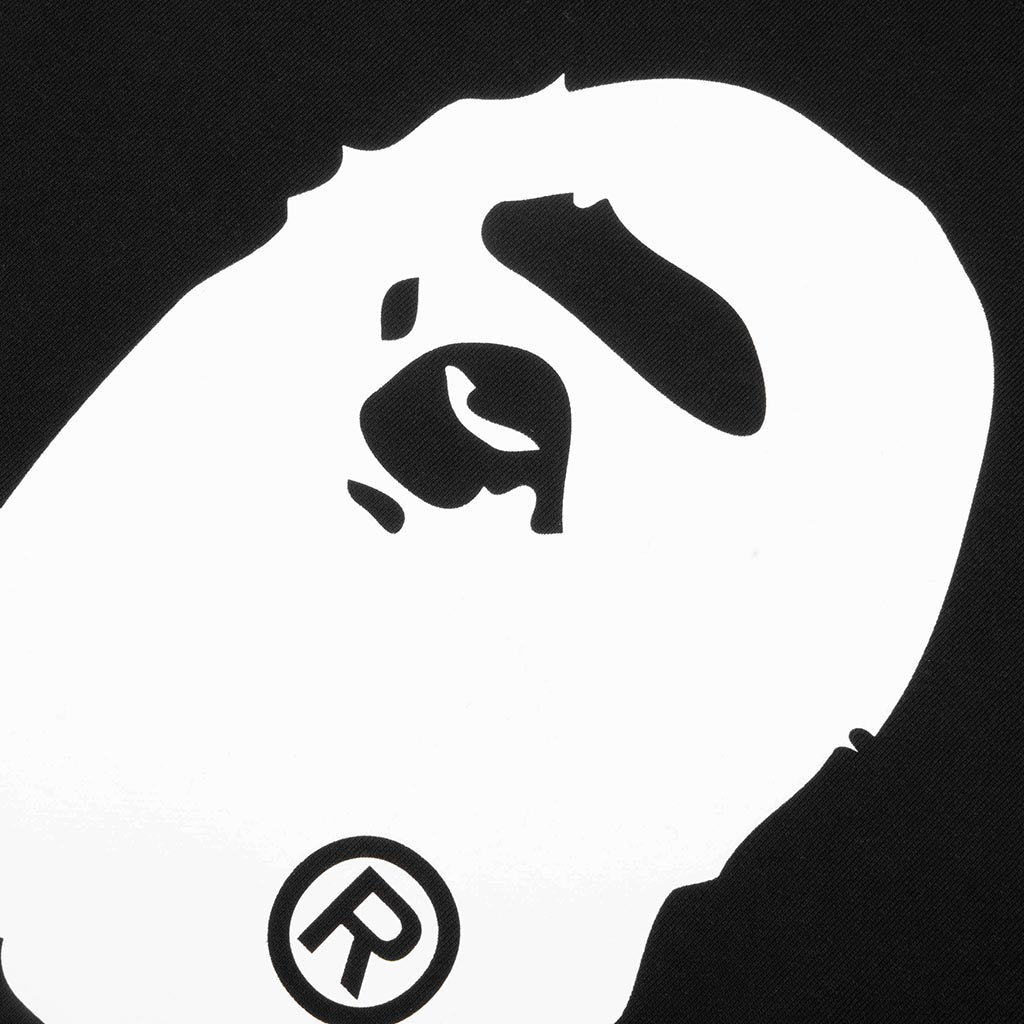 Big Ape Head Crewneck Sweatshirt - Black