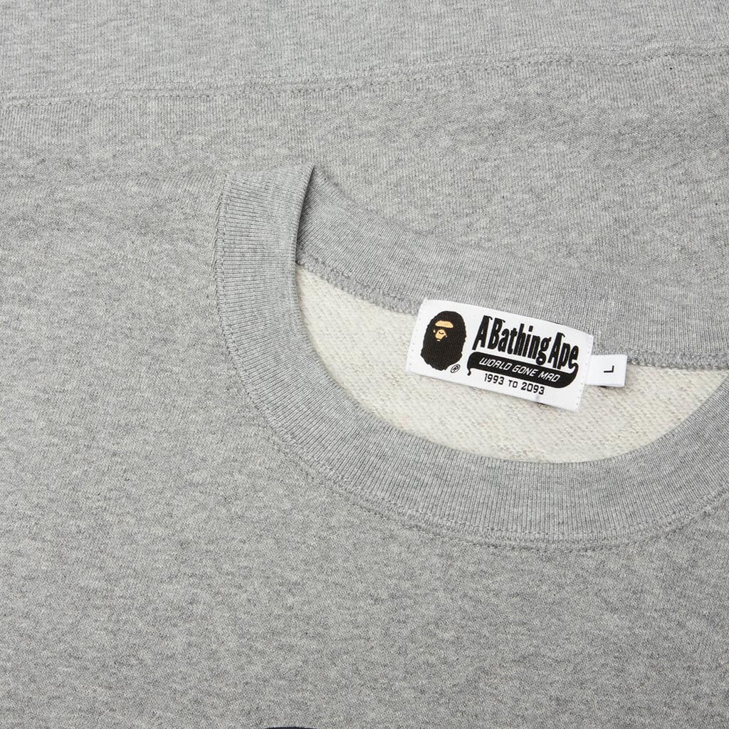 Big Ape Head Crewneck Sweatshirt - Gray