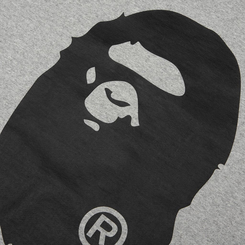 Big Ape Head Crewneck Sweatshirt - Gray