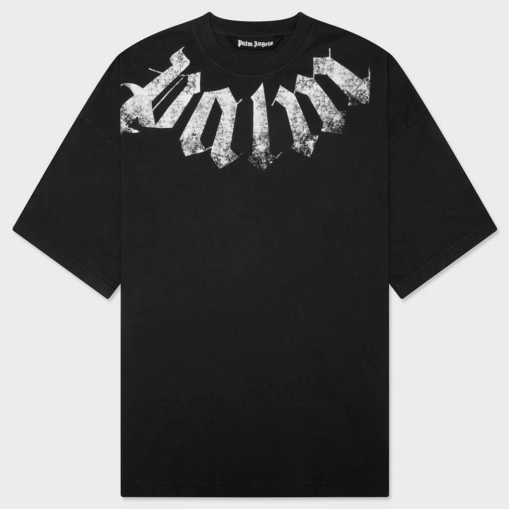 Big Neck Logo Loose Tee - Black/Off White