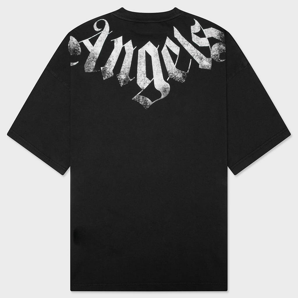 Big Neck Logo Loose Tee - Black/Off White