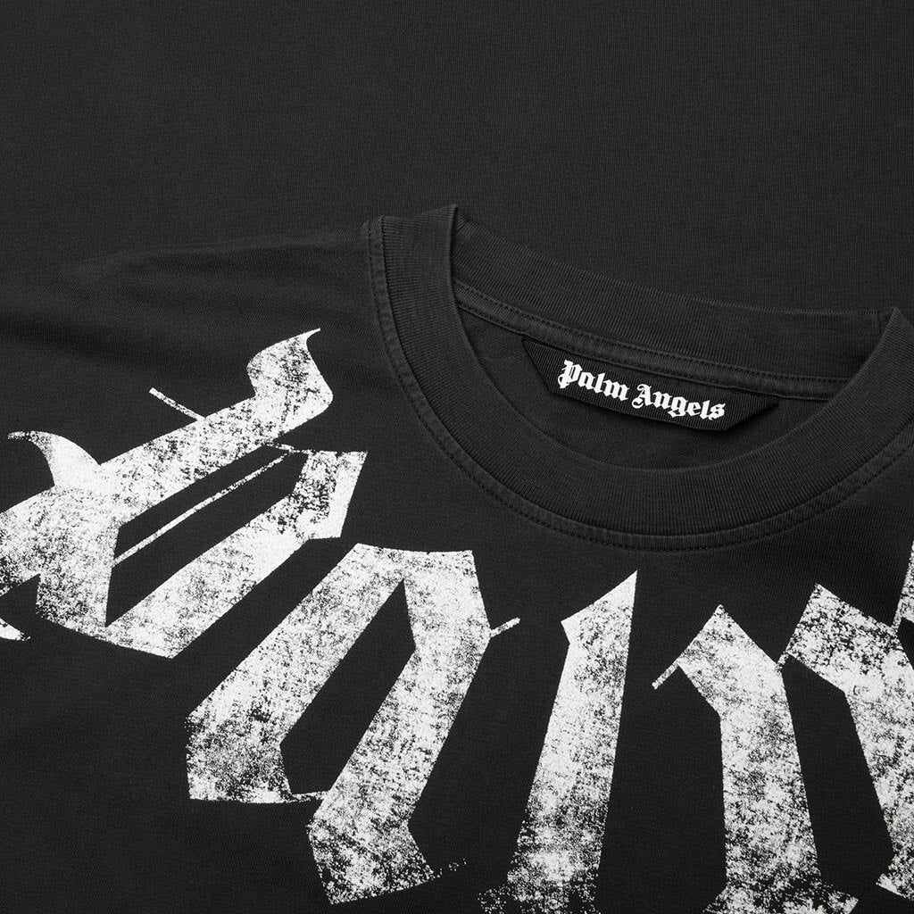 Big Neck Logo Loose Tee - Black/Off White