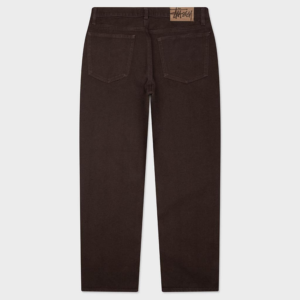 Big Ol' Denim Jean - Brown Chevron