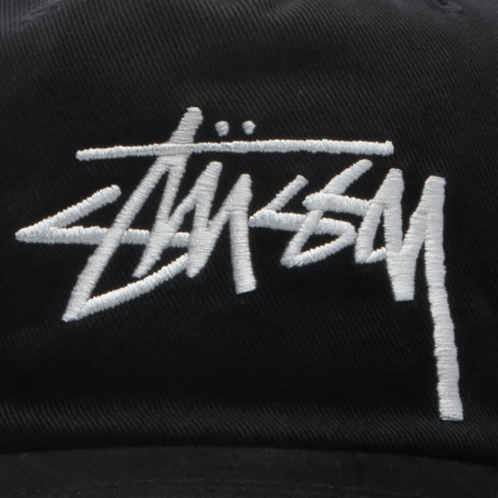 Big Stock Mid Depth Cap - Black