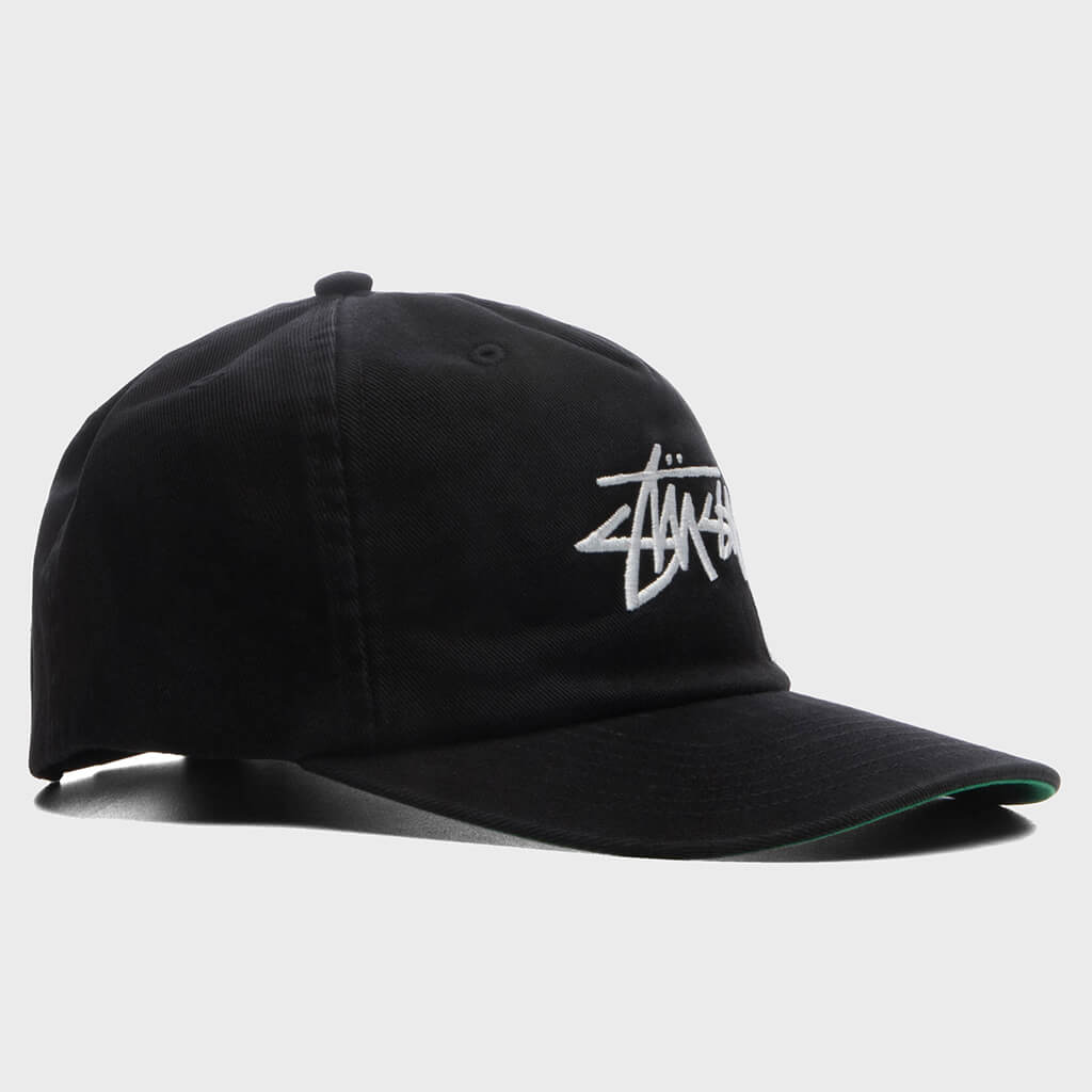 Big Stock Mid Depth Cap - Black