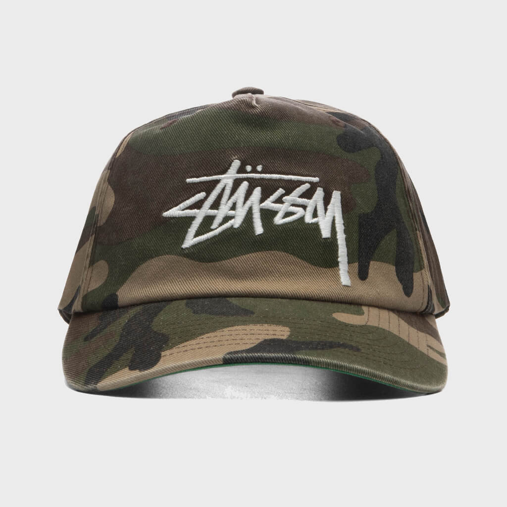 Big Stock Mid Depth Cap - Camo