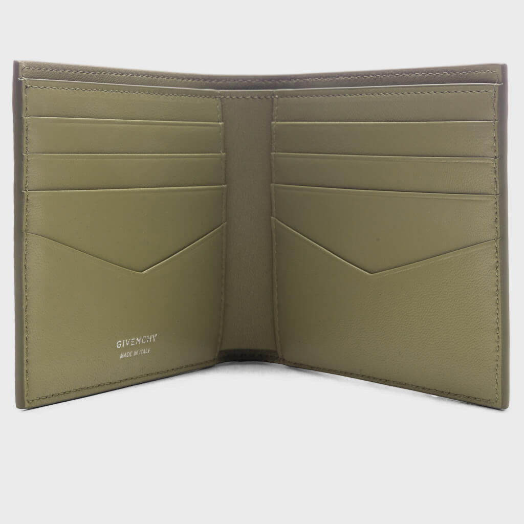 Wallet in 4G Micro Leather - Khaki