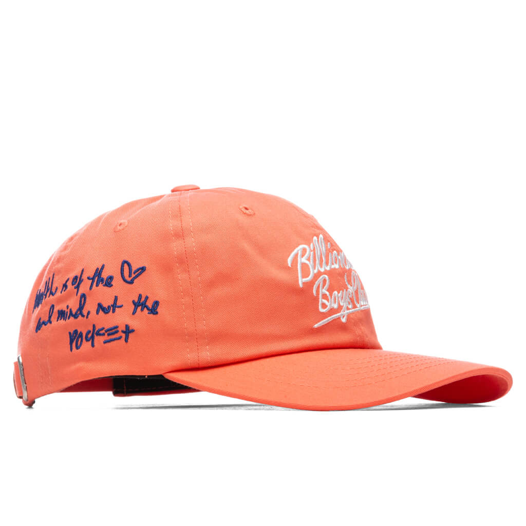 BB Club Script Hat - Living Coral