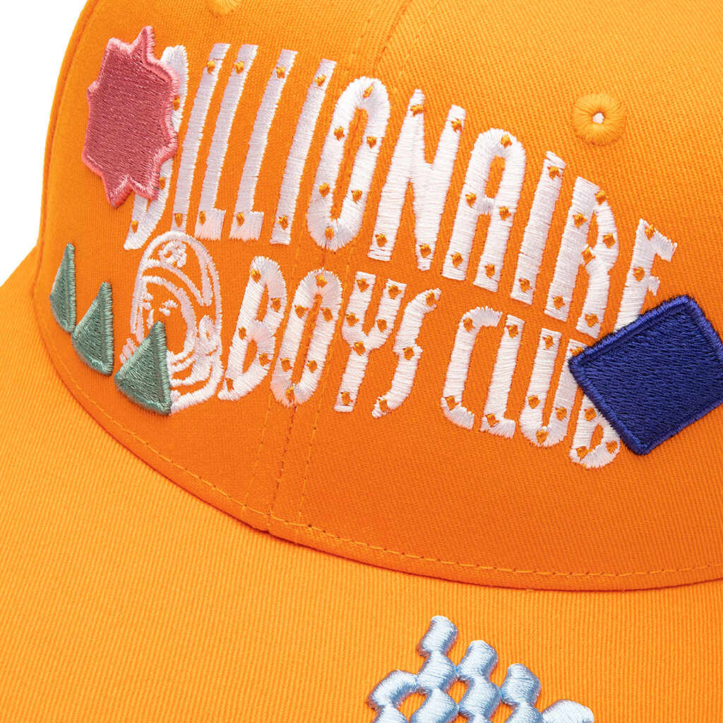 BB Arch Snapback Hat - Orange Peel