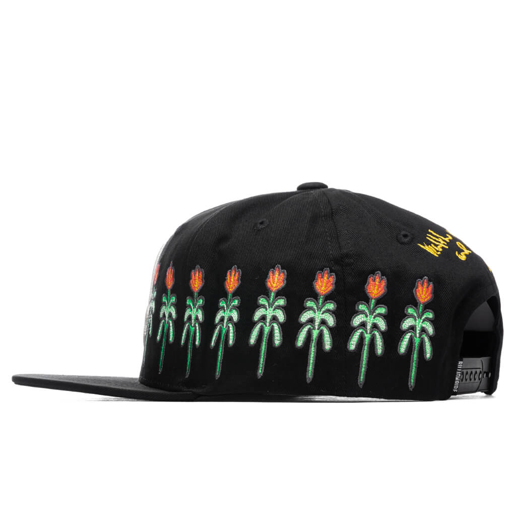 BB Bloom Snapback Hat - Black