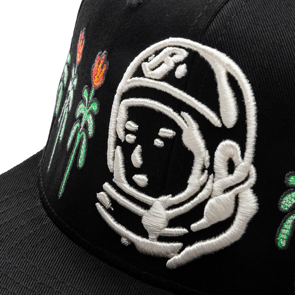 BB Bloom Snapback Hat - Black