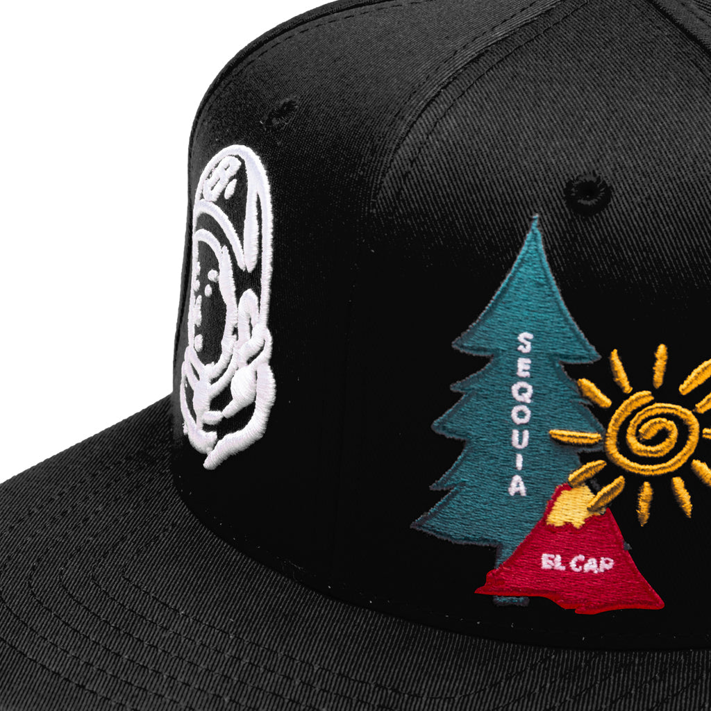 BB Horizon Panel Hat - Black