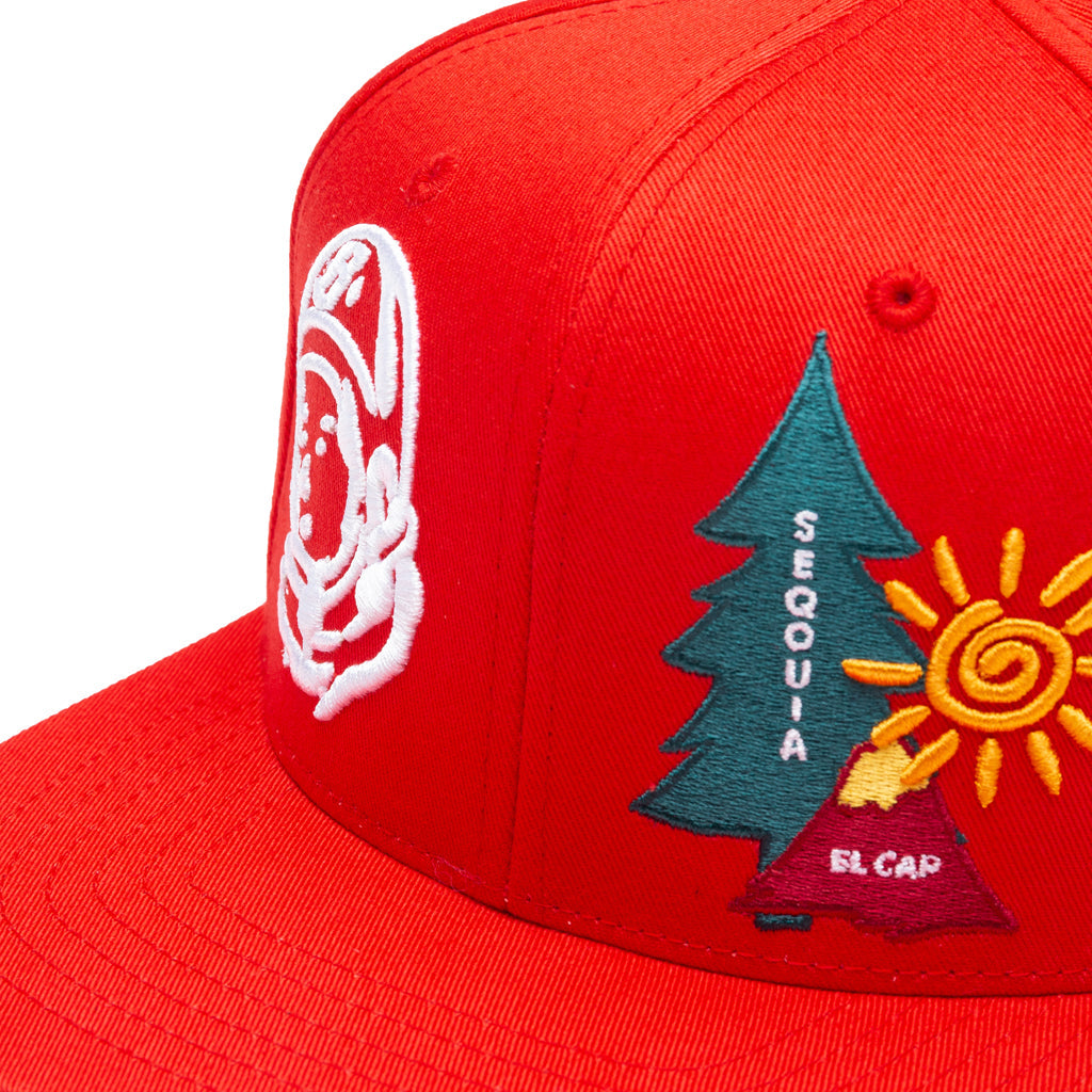BB Horizon Panel Hat - High Risk Red