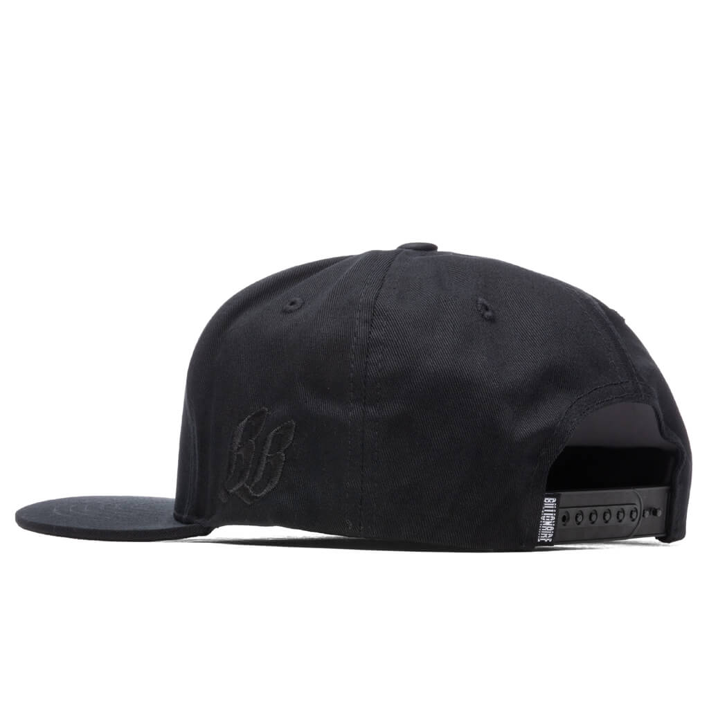 BB Sleven Snapback Hat - Black