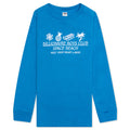 Kids BB Beach Club L/S Knit - Blue Aster