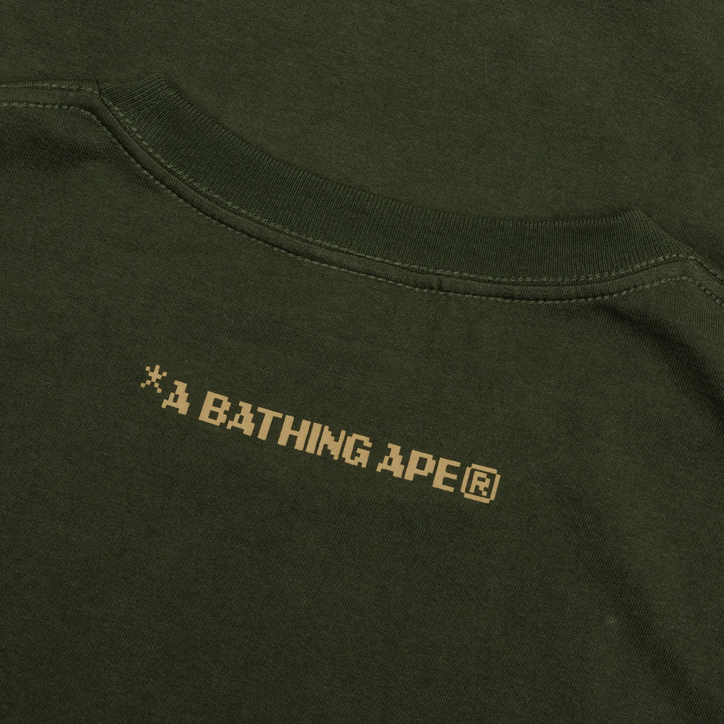 Bitmap Logo Tee - Olive Drab