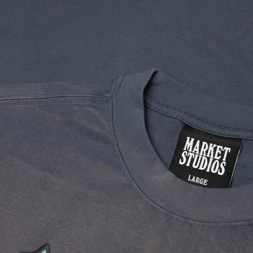 Bless The Ball T-Shirt - Vintage Indigo