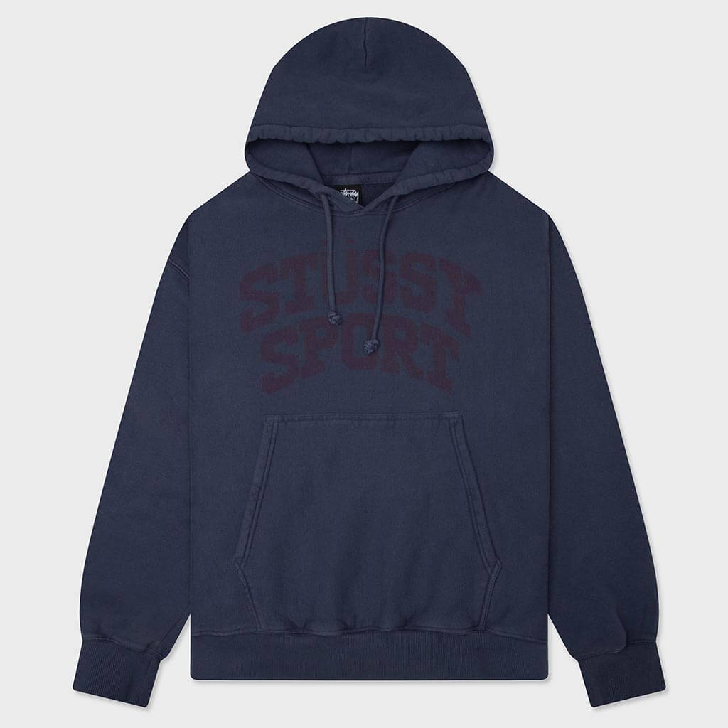 Block Sport Garment Dyed Hood - Midnight