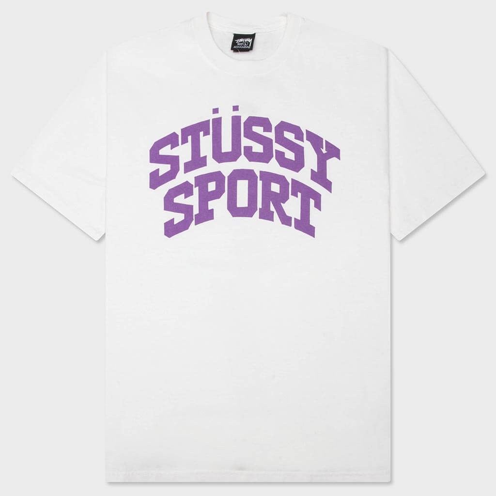 Block Sport Tee - White
