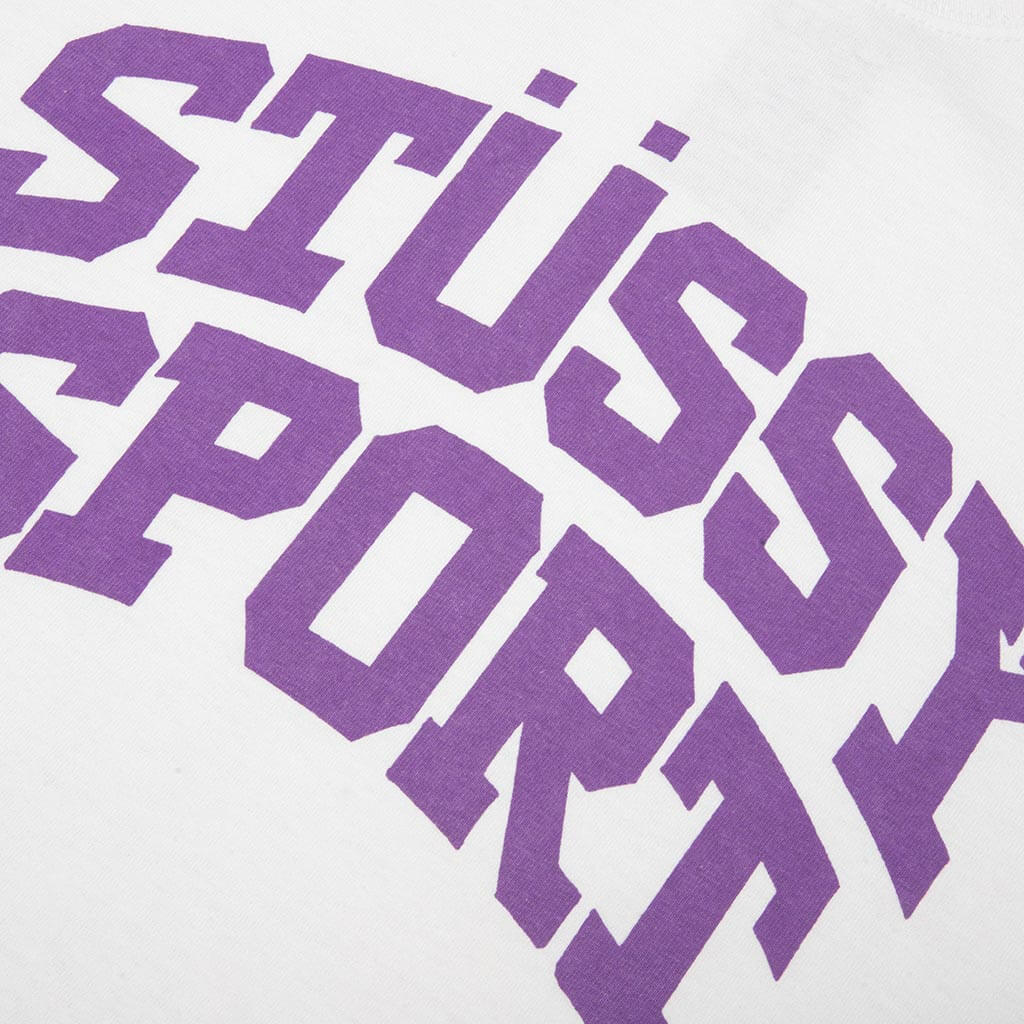 Block Sport Tee - White