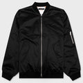 Oversized Bomber Jacket - Pitch Black
