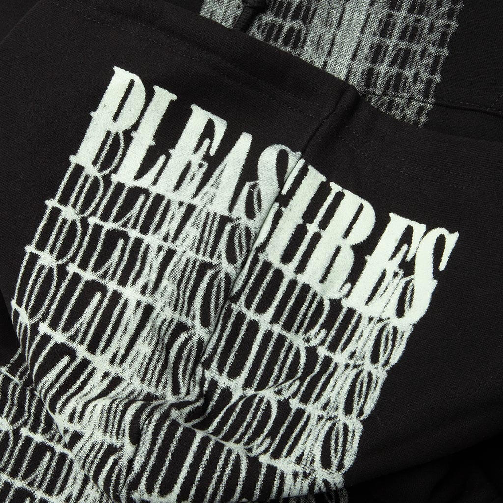 Blurred Hoodie - Black