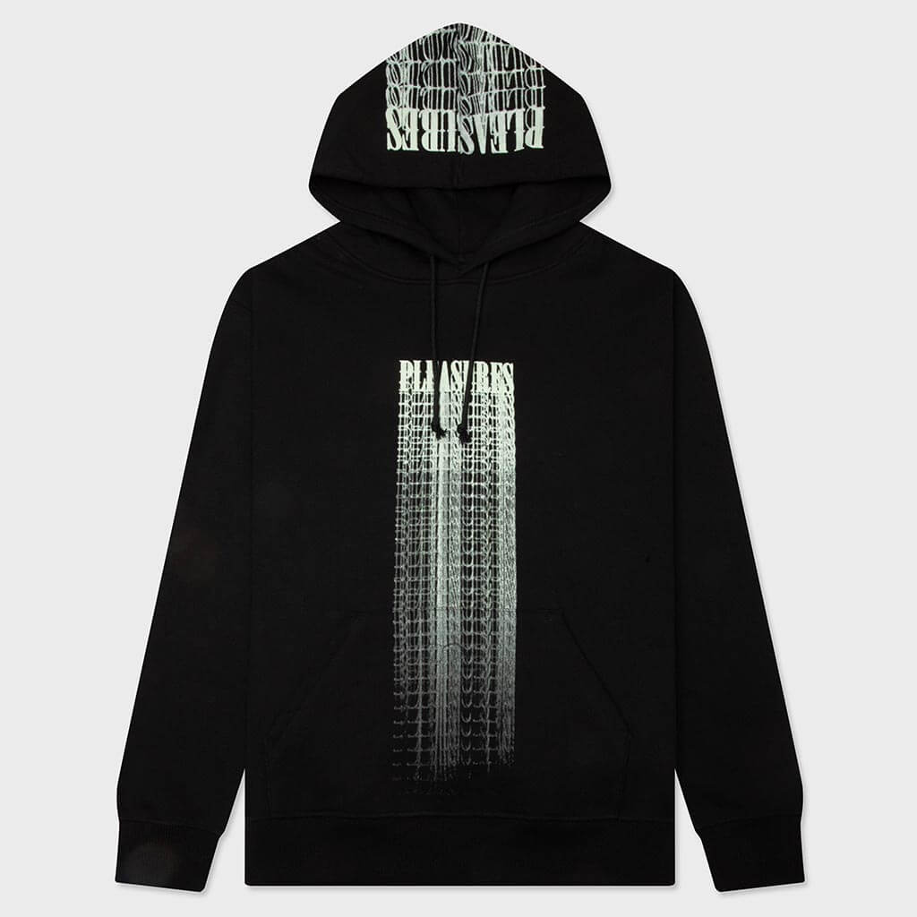 Blurred Hoodie - Black