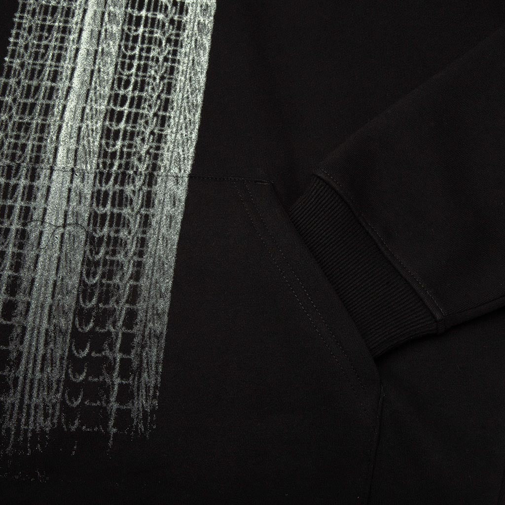 Blurred Hoodie - Black