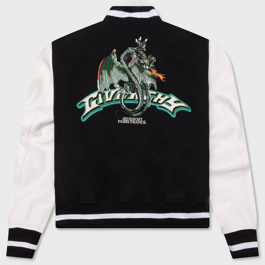 Varsity Jacket - Black/White