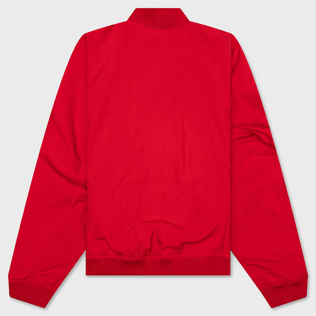 Bomber Track Jacket - Red