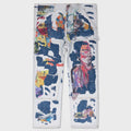Boro Stitched Double Knee Pant - Multi