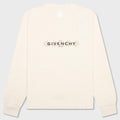 Boxy Fit Tarot Long Sleeve T-Shirt - Ivory