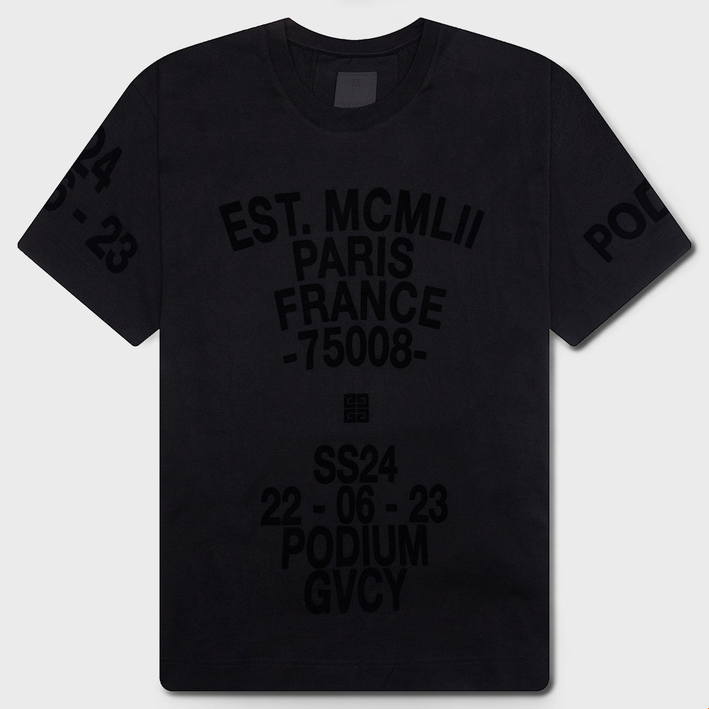Boxy Fit T-Shirt - Black