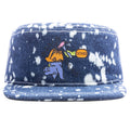Embroidered Painters Cap - Bleached Denim