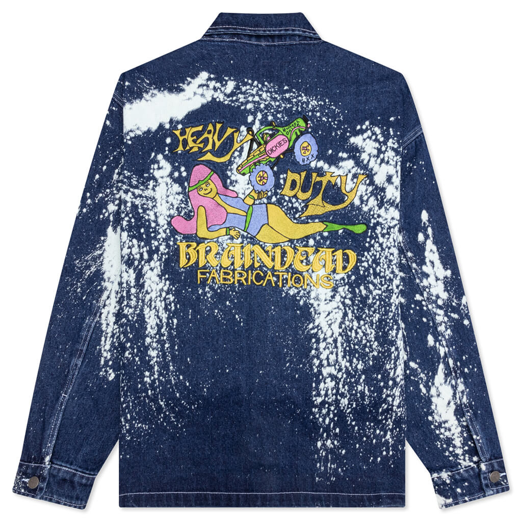 Gardening Jacket - Bleach Dyed Denim