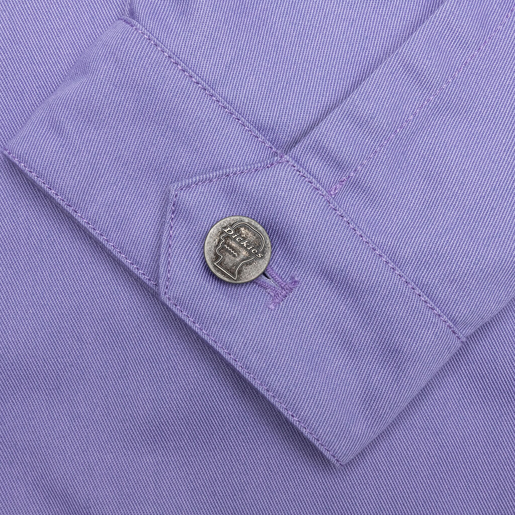 Garment Dyed Eisenhower Jacket - Lavender Violet