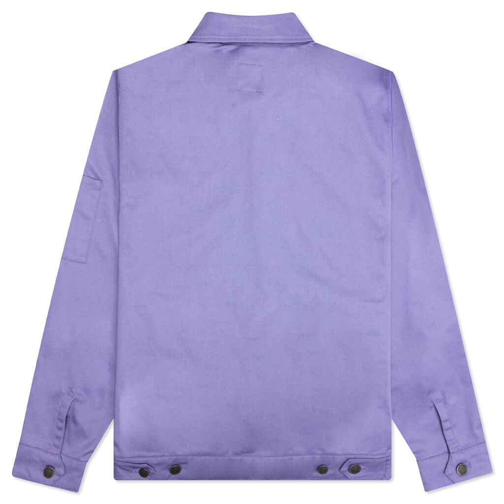 Garment Dyed Eisenhower Jacket - Lavender Violet