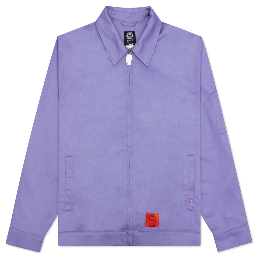 Garment Dyed Eisenhower Jacket - Lavender Violet